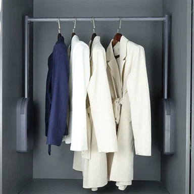 Almari Pakaian Mengangkat Automatik Tuas Kawalan Mengangkat Sentuhan